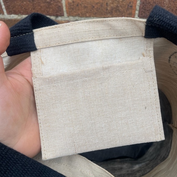 vintage MAI 1910 Sommet de la Tour Eiffel Jute Fiber Tote Bag - Picture 10 of 10